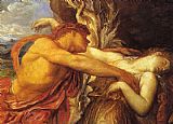 George Frederick Watts Orpheus and Eurydice detail painting